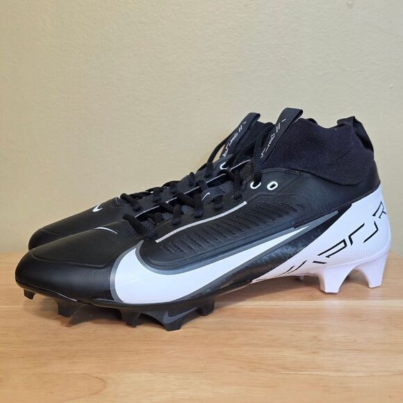Nike Vapor Edge Pro 360 2 Football Cleats Black White DA5456-001 Men's Size 13 - Picture 3 of 7